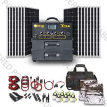 Titan Solar Generator 1,500W Solar Kit
