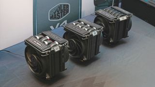 The Cooler Master V-series CPU air coolers at CES 2025