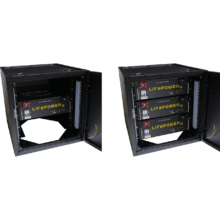 EG4 3 Slot Enclosed Battery Rack